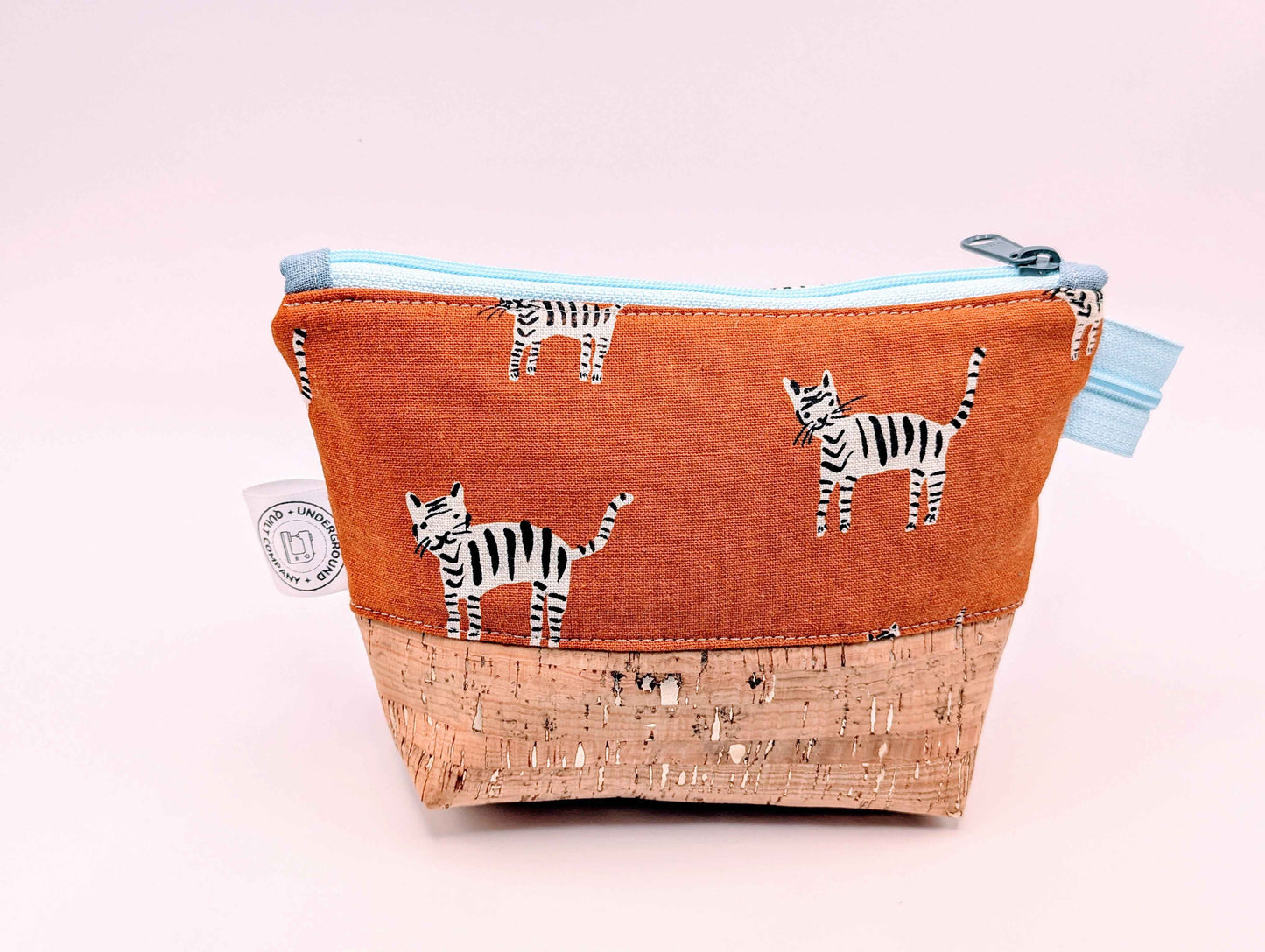 Darling Tigers Zipper Pouch - Underground Quilt Co.