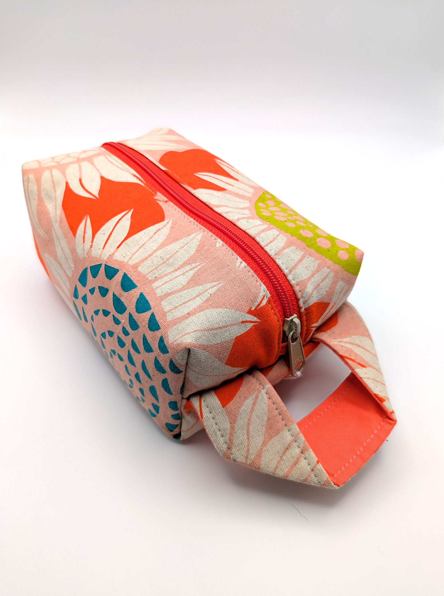 Sunflower Silhouette Box Pouch