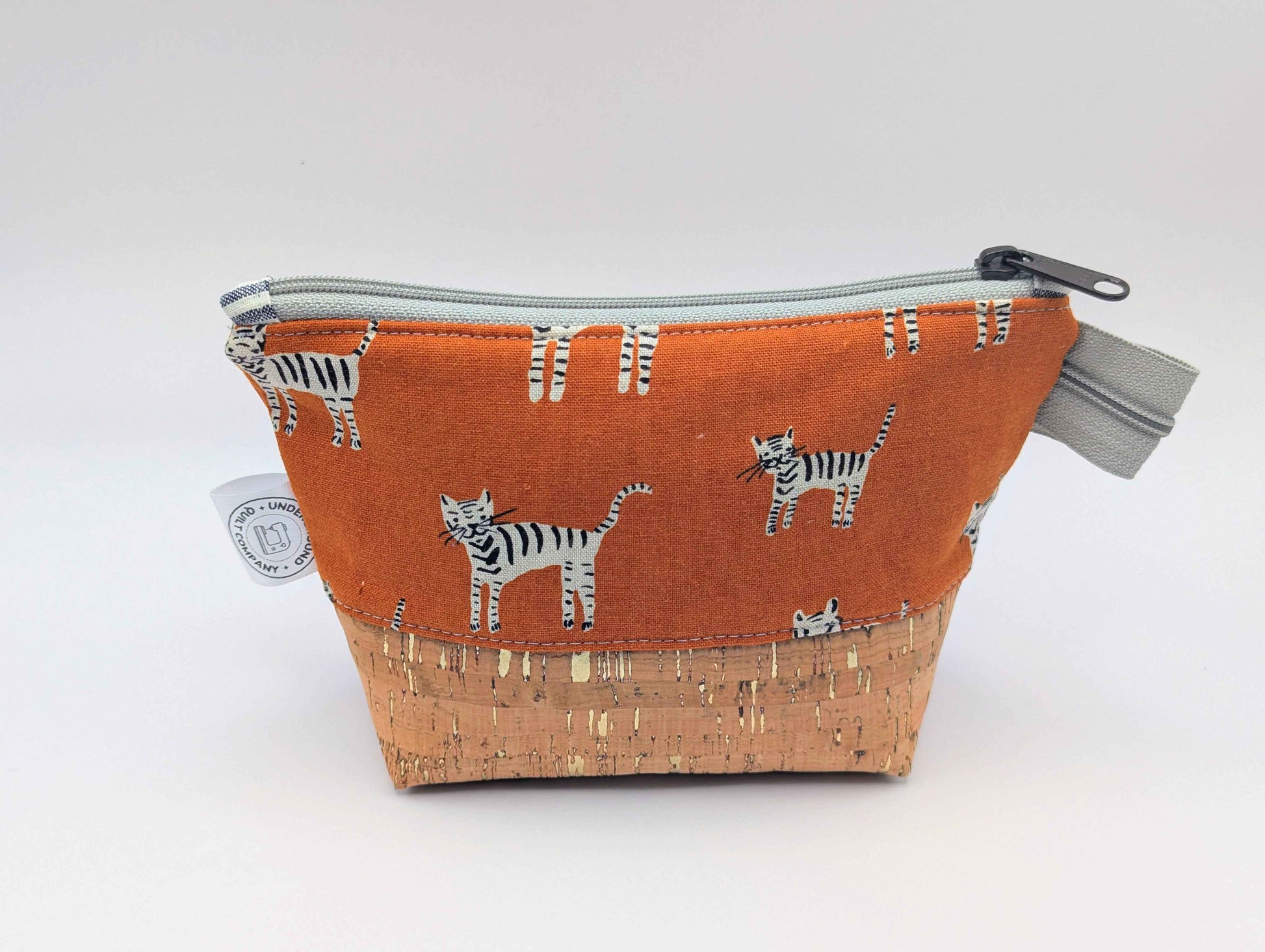Darling Tigers Zipper Pouch - Underground Quilt Co.