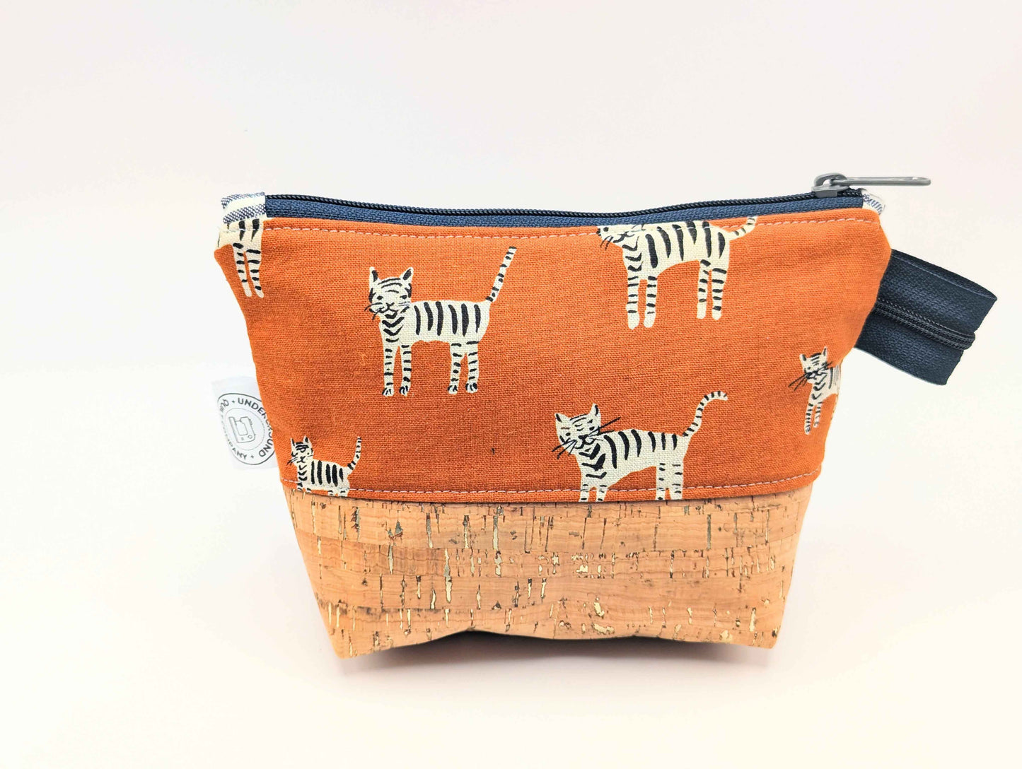 Darling Tigers Zipper Pouch - Underground Quilt Co.