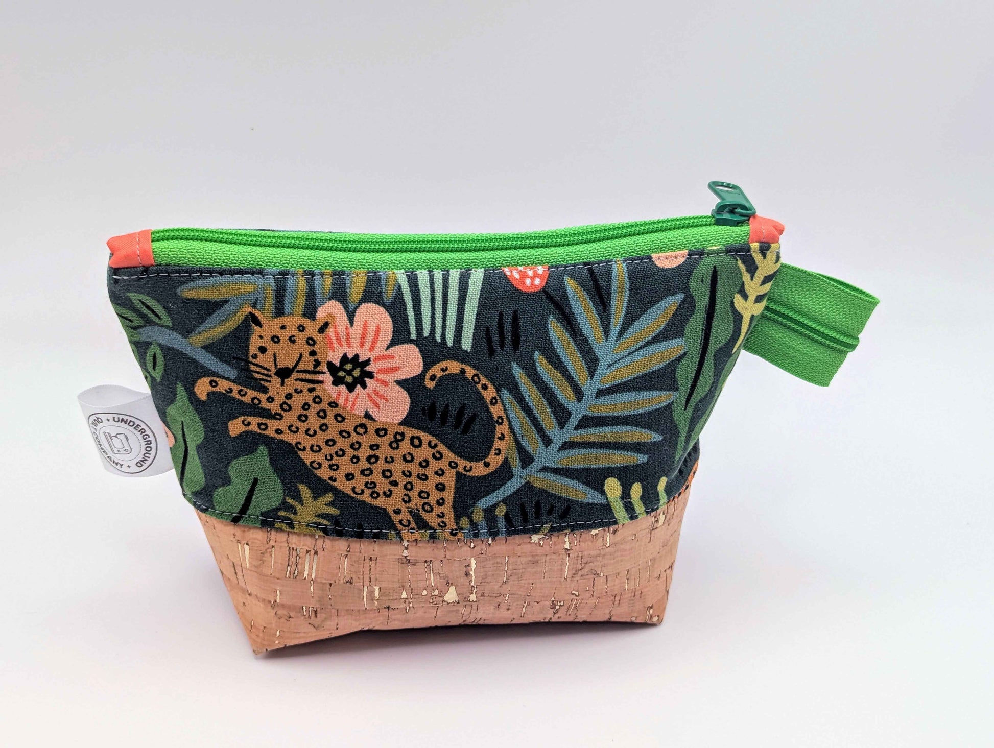 Funky Jungle Zipper Pouch - Underground Quilt Co.