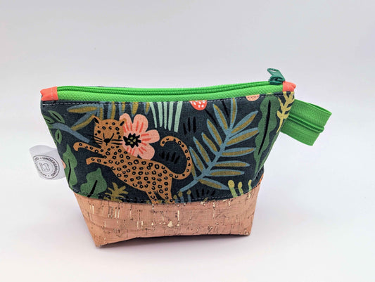 Funky Jungle Zipper Pouch - Underground Quilt Co.