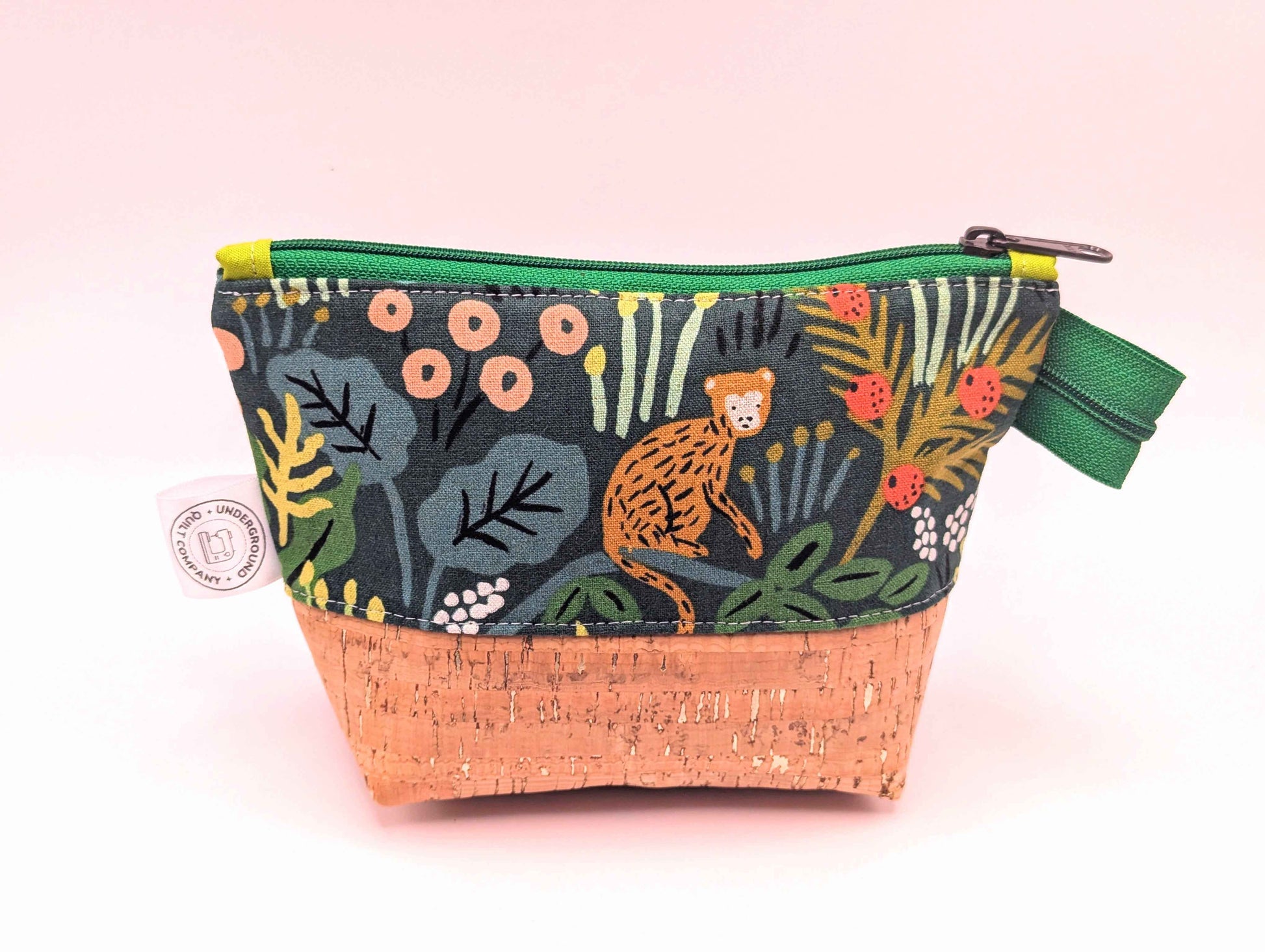 Funky Jungle Zipper Pouch - Underground Quilt Co.
