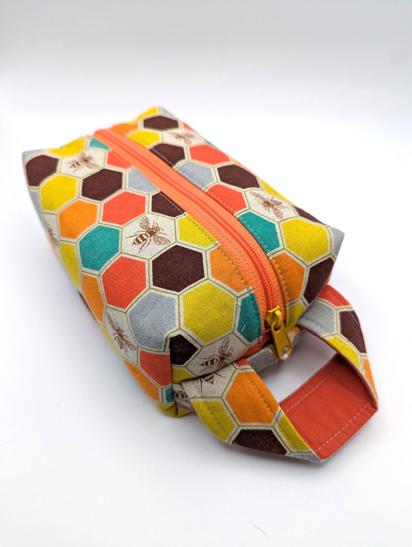 Honeybee Hexagon Box Pouch