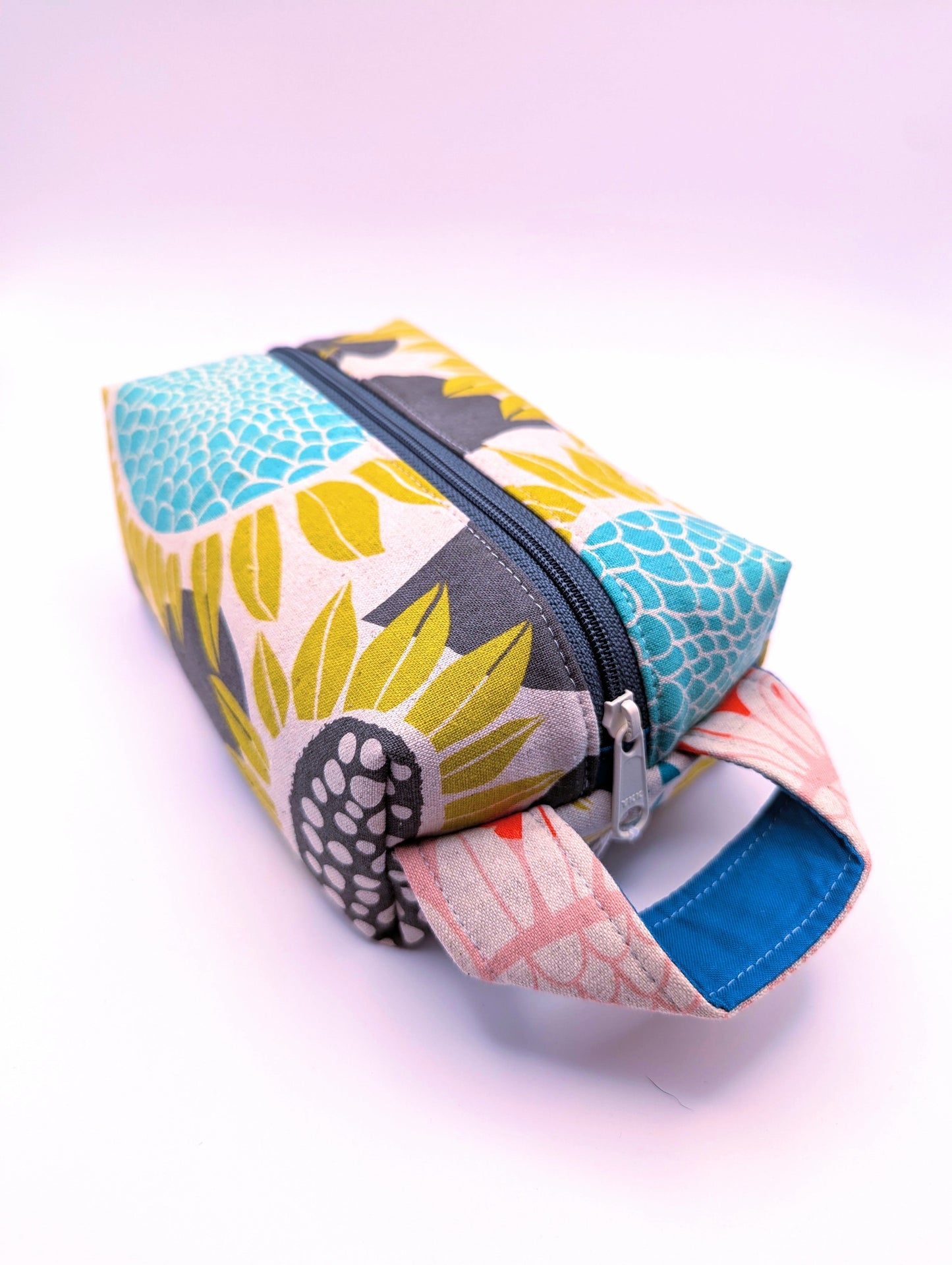 Sunflower Silhouette Box Pouch