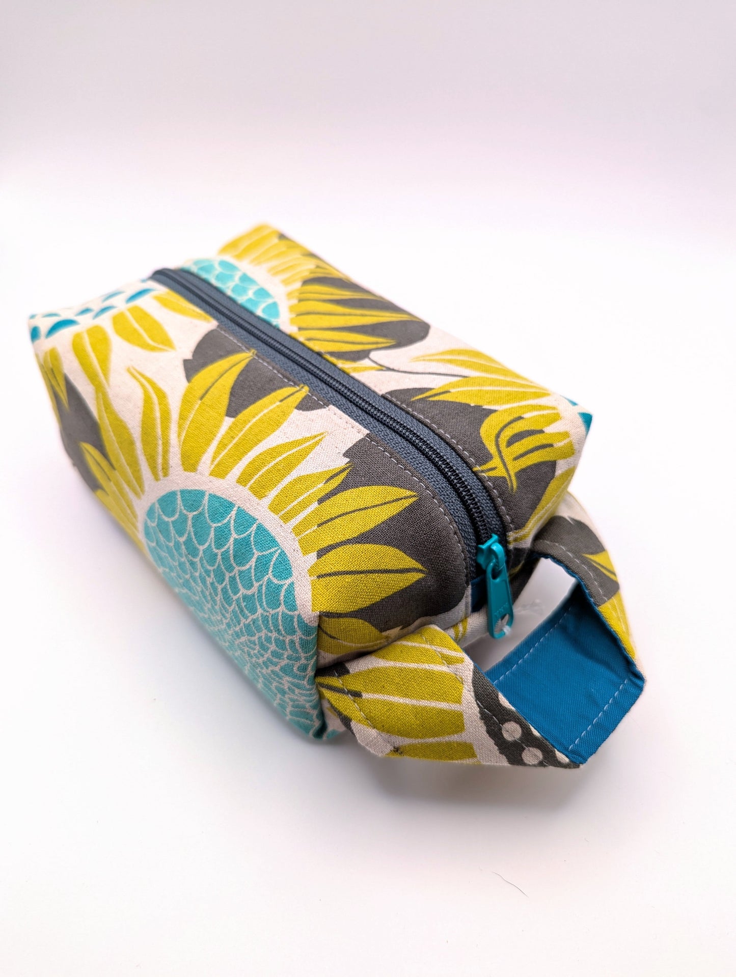 Sunflower Silhouette Box Pouch