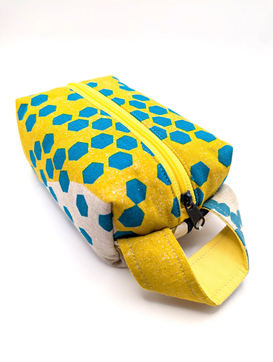 Textured Hexies Box Pouch