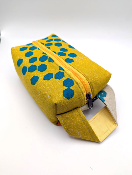 Textured Hexies Box Pouch